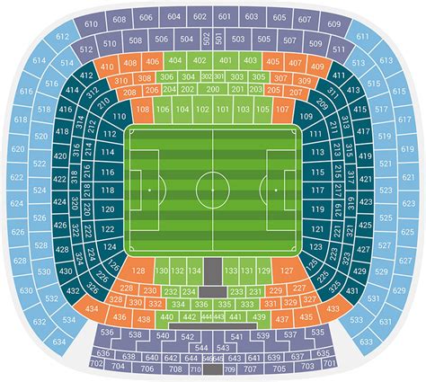 Santiago Bernabeu Stadium Map