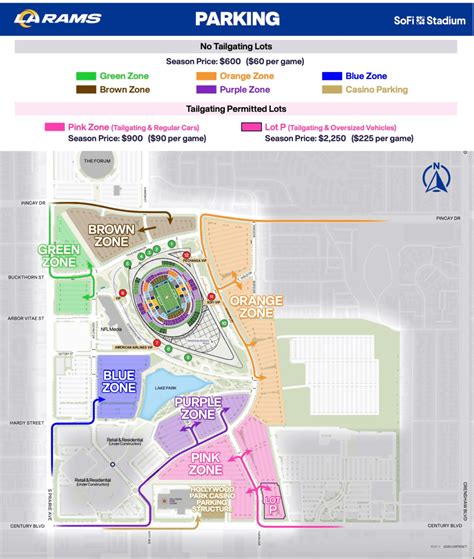 SoFi Stadium Guide (from r/rams, if you want me to make a dedicated ...