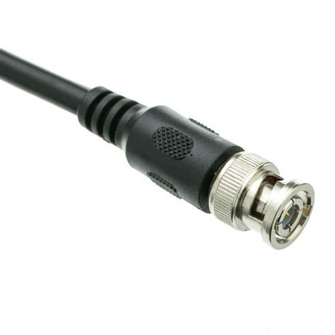 3ft Black BNC RG59/U Coaxial Cable, BNC Male