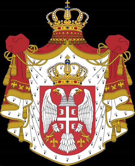 Coat of arms of kingdom of serbia by Juan103801 on DeviantArt