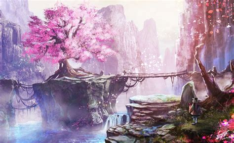 Cherry Blossom Tree Anime Wallpapers - Top Free Cherry Blossom Tree ...