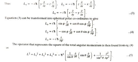 SOLUTION: Orbital angular momentum operator cartesian coordinate ...