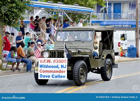 Veterans of Foreign Wars (VFW) Parade Editorial Stock Image - Image of ...