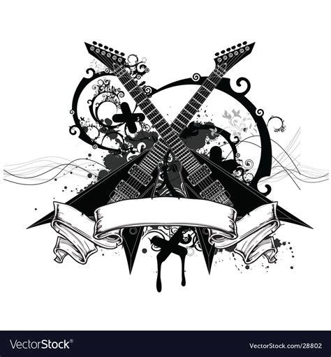 Rock music graphic Royalty Free Vector Image - VectorStock