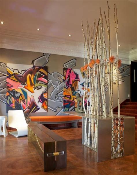 25 Cool Graffiti Wall Interior Ideas | Housetodecor.com