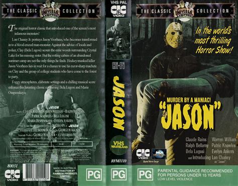 Custom Friday The 13th VHS Covers Use Old School Cool - Friday The 13th ...