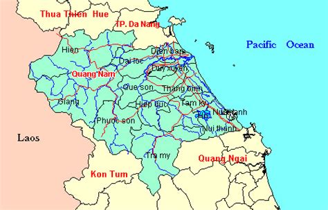 Quang Nam Vietnam Map | Time Zones Map