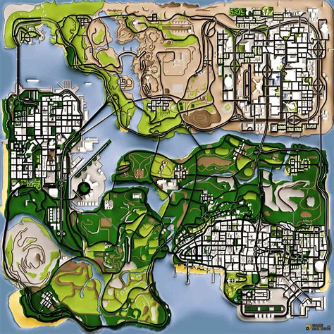 Maps for GTA San Andreas. | San andreas, Grand theft auto, Gta