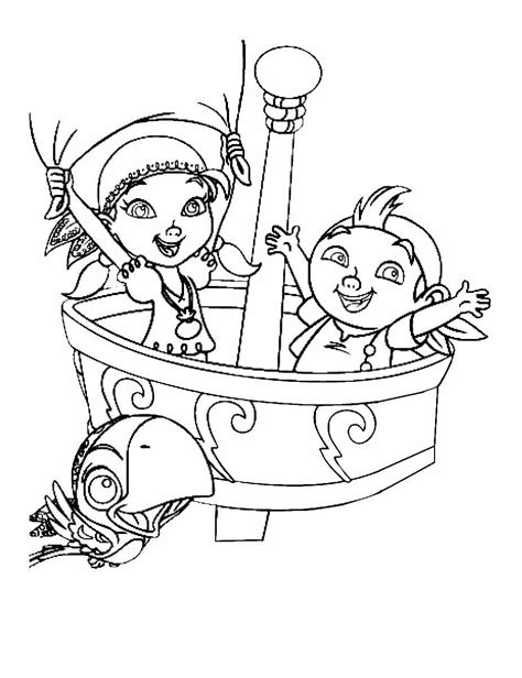 Jake and the pirates (Disney) coloring page to print for kids - Jake ...