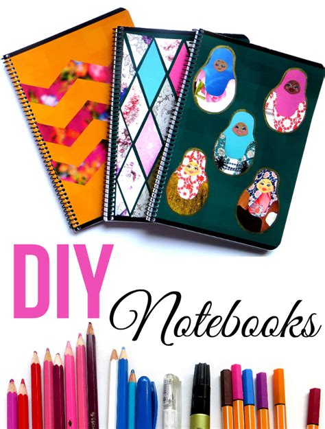 DIY Notebook Cover Ideas | Back to School 2016