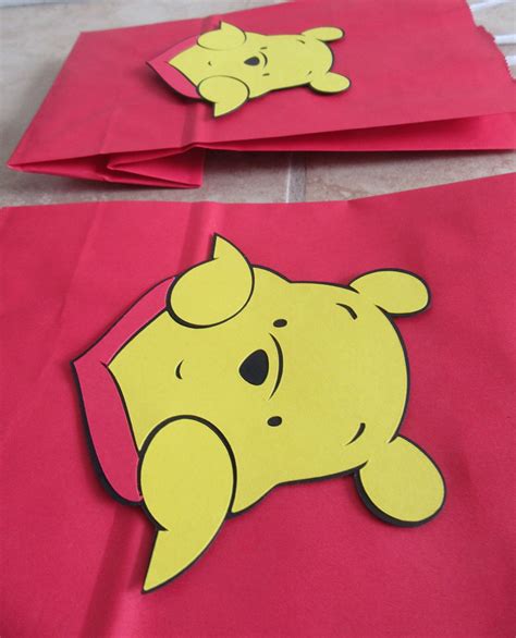 10PC Winnie the Pooh Gift Bags Winnie the Pooh Treat Bags | Etsy