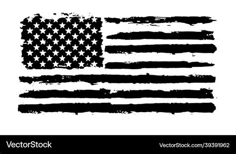 Usa flag distressed american flag with splash Vector Image