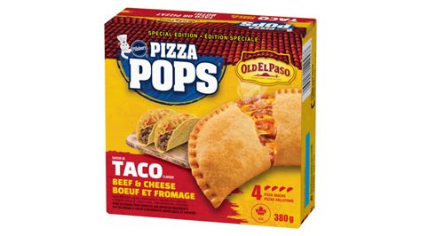 Pizza Pops Special Edition Taco Flavour Beef & Cheese ...