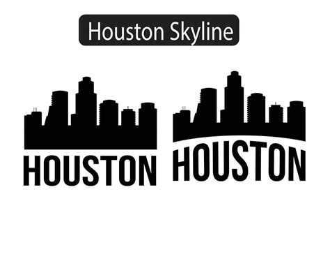 Houston Skyline Silhouette Vector at vanlucianoblog Blog