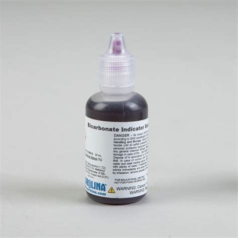 Hydrogen Carbonate Indicator, 30 mL | Carolina Biological Supply