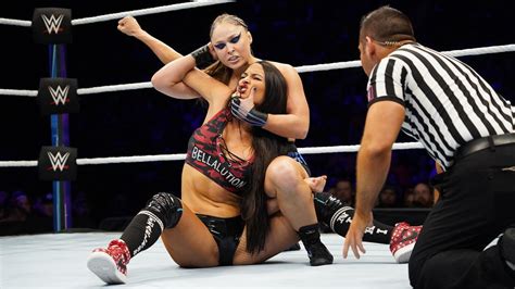 Ronda Rousey vs. Nikki Bella -- Raw Women's Championship Match: photos ...