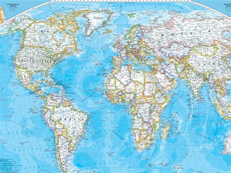 World Map By National Geographic - Corrie Christina