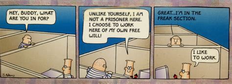 Cubicle life - Dilbert | Greatful, Cubicle, Prison