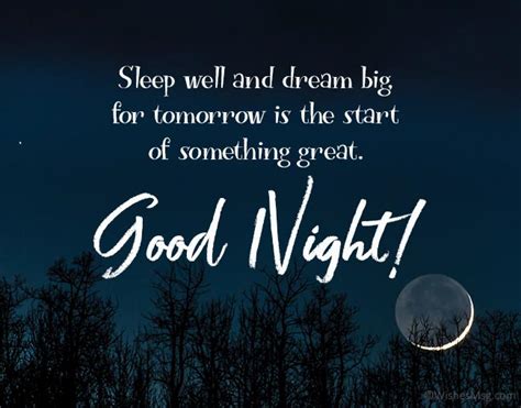 Inspirational Good Night Messages and Quotes - WishesMsg