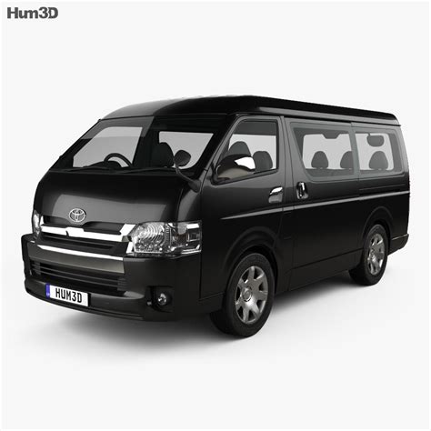 Toyota Hiace Passenger Van L2H2 GL 2022 3D Model | canoeracing.org.uk