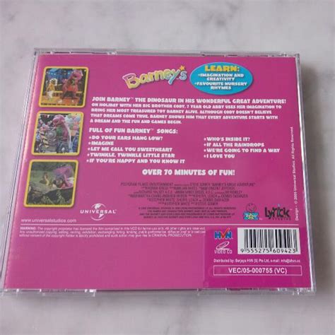 Barney's Great Adventure The Movie VCD, Music & Media, CDs, DVDs ...