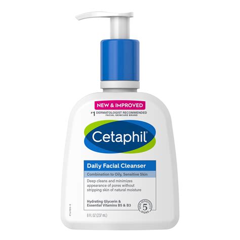 Cetaphil Daily Facial Cleanser, Face Wash for Sensitive, Combination to ...