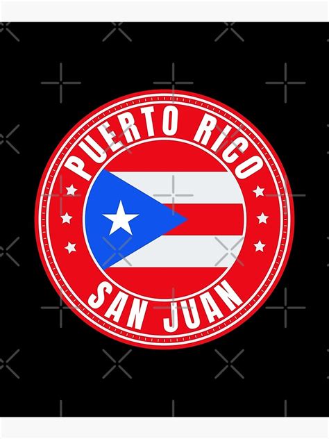 "San Juan Puerto Rico Flag" Poster for Sale by worldpopulation | Redbubble