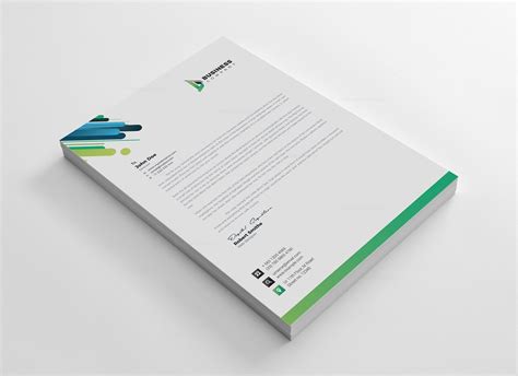 Best Corporate Letterhead Design Template 002165 - Template Catalog