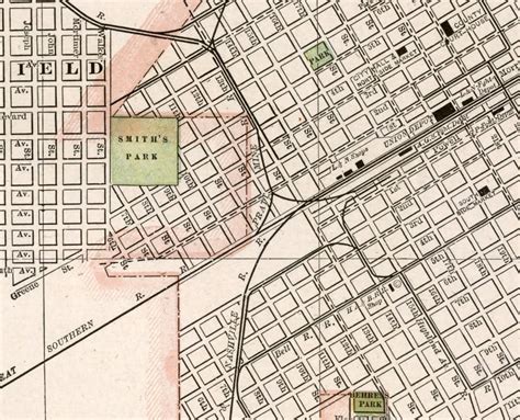 Map of Birmingham alabama Old Map Fine Reproduction | Etsy