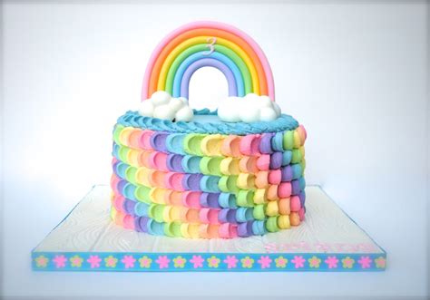 Rainbow Birthday Cake - CakeCentral.com