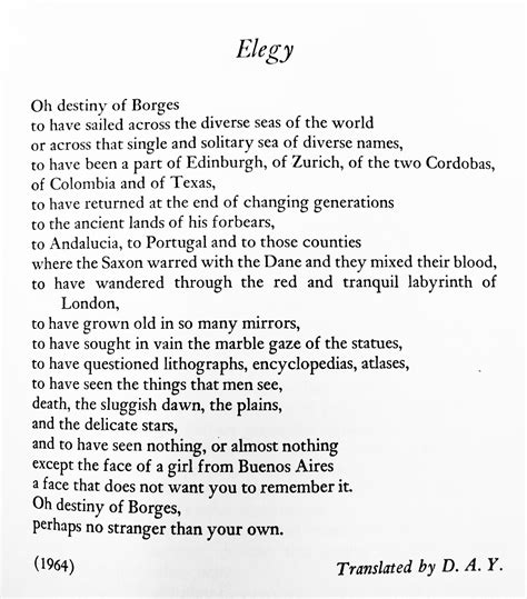 Elegy Poems