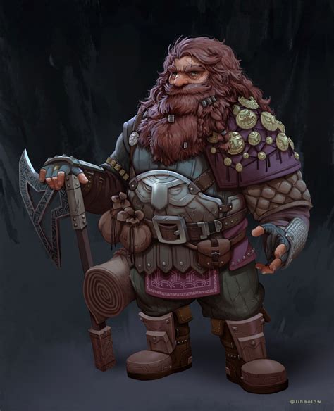 ArtStation - Dwarf Warrior CDC