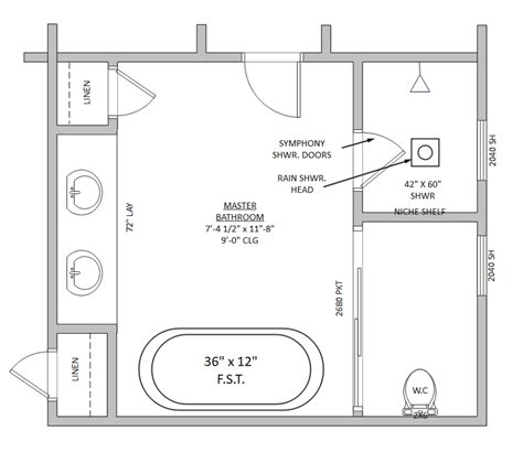 Luxury Master Bathroom Floor Plans