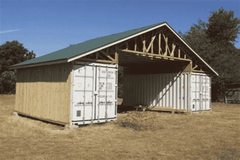 How to make a shipping container garage - Storage and Canopy