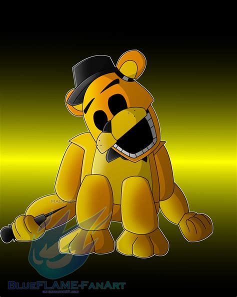 Golden Freddy by BlueFLAME-FanArt on DeviantArt