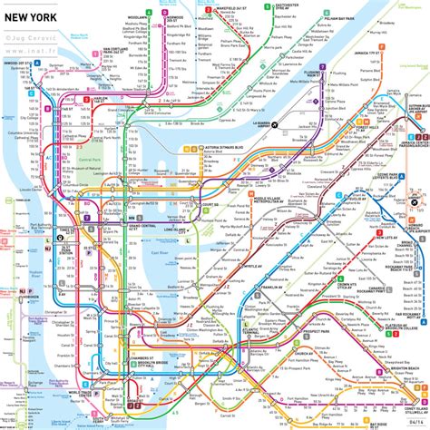 Manhattan subway map - jaspirate