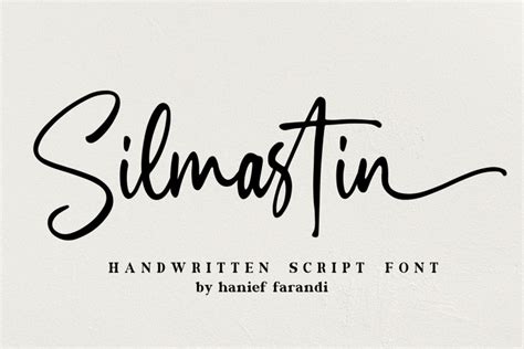 Silmastin Handwritten Script Font - Download Fonts