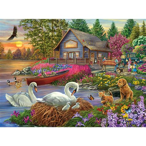 Settling In 300 Large Piece Jigsaw Puzzle | Bits and Pieces