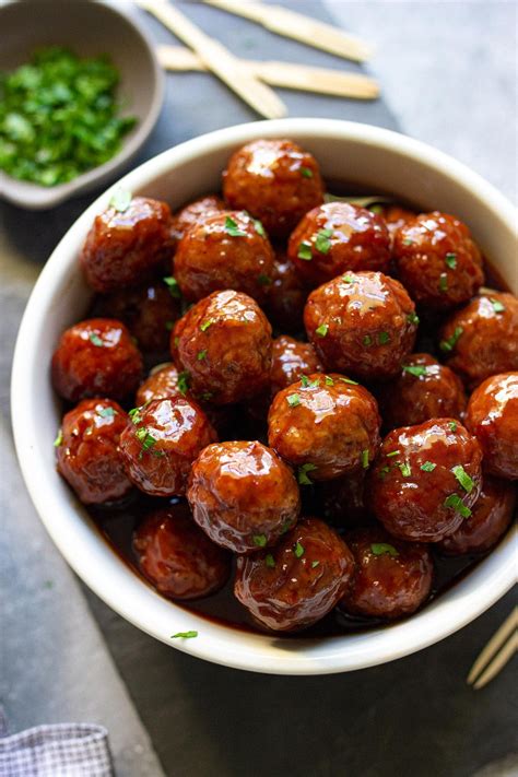 Slow Cooker Grape Jelly Meatballs - The Cooking Jar