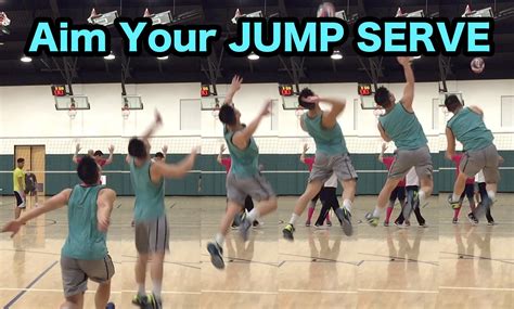 How to AIM your JUMP SERVE - How to SERVE a Volleyball Tutorial ...