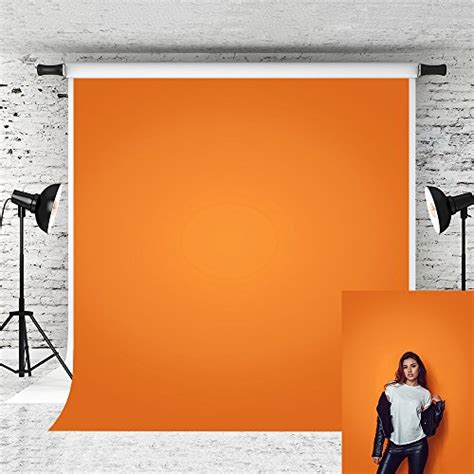 Kate 5x7ft Orange Backdrops for Photographer Photography Pure Color ...