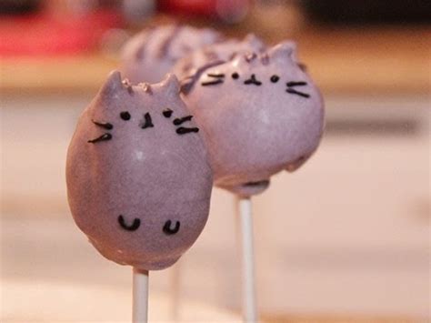 Pusheen the Cat Cake Pops - QUAKE N BAKE - YouTube