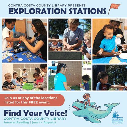 Contra Costa Library Host Exploration Station Events