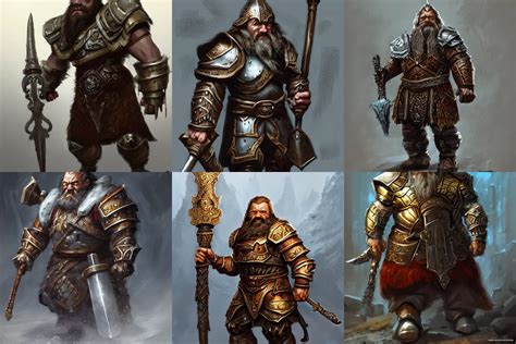 highly detailed concept art of dwarf in full dwarven | Stable Diffusion