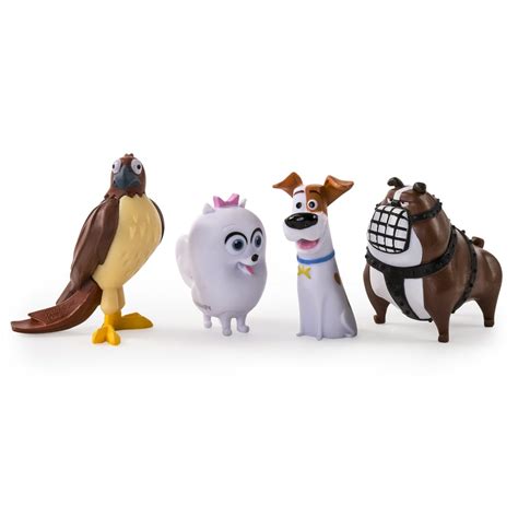 Secret Life of Pets - Mini Pets Collectible Figures 4-Pack - Walmart ...