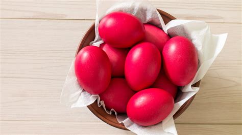 The Symbolic Reason Eggs Are Dyed Red For Greek Easter