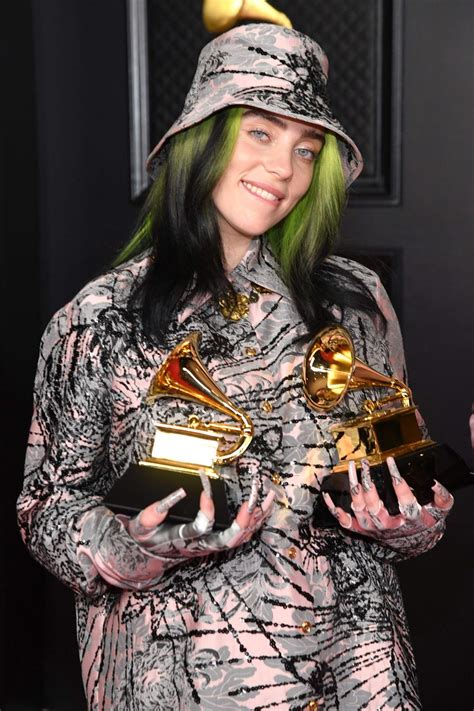 Billie Eilish 2021 : Grammys 2021 Billie Eilish Schreibt Erneut ...