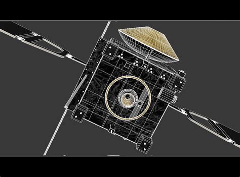 Mars Express Satellite 3D model | CGTrader