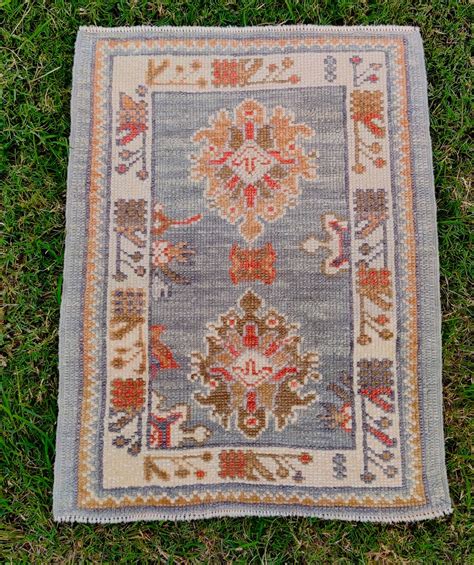 BLUE TURKISH RUG Handmade Light Blue Turkish Rug Small | Etsy