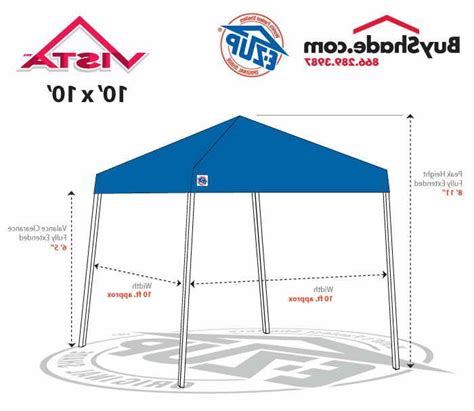 Standard Pop Up Tent Size | Pop up tent, 10x10 tent, Tent